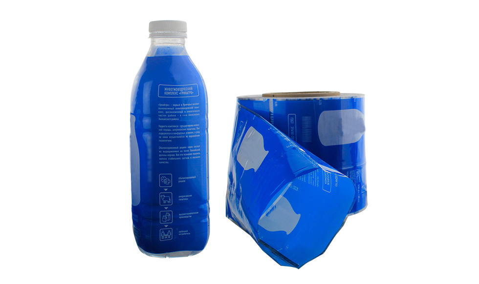Milchflaschen-PVC-Schrumpfschlauch-Etikett in Rolle für den maschinellen Einsatz